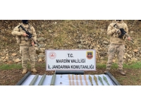 Mardin'de terör örgütü PKK'ya ait mühimmat ele geçirildi