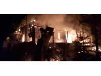 Bolu'da 2 katlı evde çıkan yangın söndürüldü