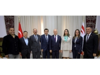 Töre, Antalya Master Futbol Takımı heyetini kabul etti