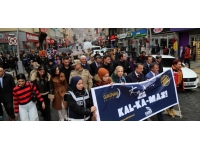 Gümüşhane’de Kadına Yönelik Şiddete Karşı Uluslararası Mücadele Günü yürüyüşü