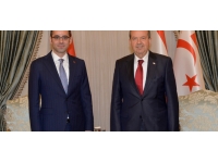 Cumhurbaşkanı Tatar, TC Dışişleri Bakan Yardımcısı Serim’i kabul etti