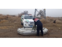 Nevşehir'de usulsüz avlanan kişi yakalandı