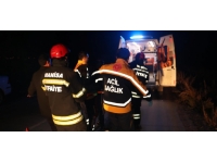 Manisa'da motosiklet domuza çarptı