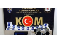 Çorum'da 37 bin 400 sahte bandrollü makaron ele geçirildi