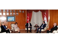 Başbakan Üstel TC Lefkoşa Büyükelçisi Feyzioğlu’nu kabul etti