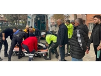 Kocaeli'de devrilen motosikletin sürücüsü yaralandı