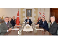 Cumhurbaşkanı Tatar, bankacılarla görüştü