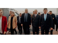 AK Parti ve Yeni Azerbaycan Partisi heyetleri dün gece KKTC’ye geldi