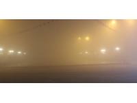 Hatay'da yoğun sis: Göz gözü görmedi