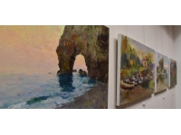 Görele'de "Yedi Renk Giresun" resim sergisi açıldı