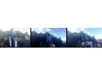 Şenkul,  Girne’nin girişindeki nüfus tabelasını söktürdü