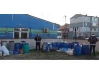 Tekirdağ'da 910 litre kaçak içki ele geçirildi