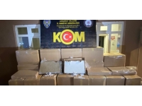 Aksaray'da 1 milyon 820 bin kaçak filtreli sigara kağıdı ele geçirildi