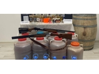 Kayseri'de 426 litre sahte içki ele geçirildi