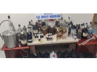 Karaman'da kaçak içki operasyonu