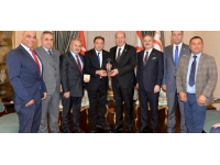 Cumhurbaşkanı Tatar, Türkiye Kamu-Sen yönetim kurulu üyelerini kabul etti