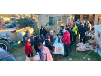 Denizli’nin sahra mutfağı deprem bölgesinde hizmete başladı