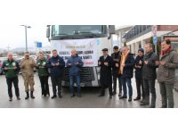 Kütahya'dan depremzedeler için bölgeye 21 tır yardım malzemesi gönderildi