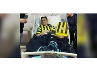Fenerbahçeli futbolculardan depremzede Kamilcan'a destek