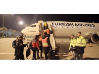 THY uçağı, onarılan Hatay Havalimanı'ndan ilk seferini yaptı