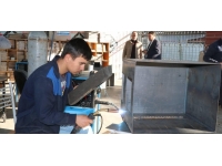 Muğla'da lise öğretmen ve öğrencileri depremzedeler için soba üretiyor