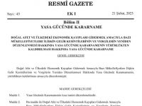 Deprem nedeniyle maaşlardan kesinti yapılmasını da öngören yasa gücünde kararname yürürlükten kaldırıldı