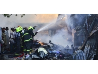 Nijerya'da bir pazarda yangın çıktı