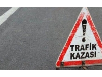 Lefkoşa’da trafik kazası…Kamyon motosiklete çarptı
