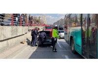 Kayseri'de 4 araç birbirine girdi