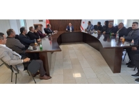 Oğuz, narenciye üreticileriyle görüştü