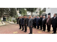 18 Mart Şehitler Günü nedeniyle Tekke Bahçesi Şehitliği’nde tören düzenlendi