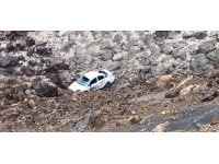 Artvin'de uçuruma yuvarlanan otomobildeki 3 kişi yaralandı