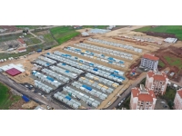 Gölbaşı'nda Esenler Belediyesinin oluşturduğu konteyner kente 1200 kişi yerleşti