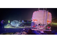 Kırklareli'nde tanker ile otomobilin çarpıştığı kazada 2 kişi öldü