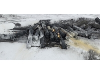 ABD'de etanol yüklü tren devrildi: Yangın çıktı, bölgedeki 800 kişi tahliye edildi