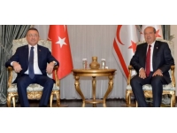 Cumhurbaşkanı Tatar, TC Cumhurbaşkanı Yardımcısı Oktay’ı kabul etti