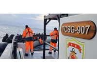 Ayvalık açıklarında 59 düzensiz göçmen kurtarıldı