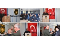 Polis Genel Müdür makamına atanan Kasım Kuni’ye düzenlenen törenle rütbeleri takıldı