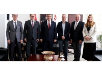 Üstel, KTTO heyetini kabul etti…Üstel: Diğer ülkeler ile ekonomik ve ticari iş birliklerinin artırılması önemli