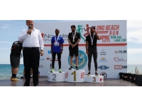 Cumhurbaşkanı Tatar, Long Beach Maratonu Ödül Töreni’ne katılarak kazananlara ödüllerini verdi
