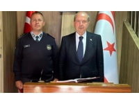 Cumhurbaşkanı Tatar, Güzelyurt Polis Müdürlüğü’nü ziyaret etti