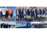 “ADA 74” feribotu ilk sefer töreniyle tanıtıldı