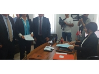 YDP adayı Lesinger adaylık başvurusunu yaptı