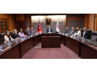 KTTO heyeti TC Cumhurbaşkanı Yardımcısı Yılmaz tarafından kabul edildi