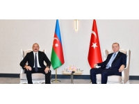 Erdoğan’ın Azerbaycan Cumhurbaşkanı Aliyev ile görüşmesi başladı
