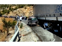 Dağ yolu yeniden trafiğe açıldı