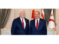 Cumhurbaşkanı Tatar, ABD Cumhuriyetçi Kongre Üyesi Pete Sessions ile Kıbrıs sorununun ele alındığı bir görüşme gerçekleştirdi