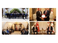 Cumhurbaşkanı Ersin Tatar, Kıbrıs Türk Spor Yazarları Derneği’ni kabul etti