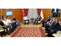 Başbakan Üstel  İnşaat Mühendisleri Odası heyetini  kabul etti: “Hükümet olarak üzerimize düşenleri yapmaya devam edeceğiz”