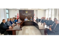 Tarım ve Doğal Kaynaklar Bakanı Çavuş, TC Lefkoşa Büyükelçisi Feyzioğlu ile bir araya geldi